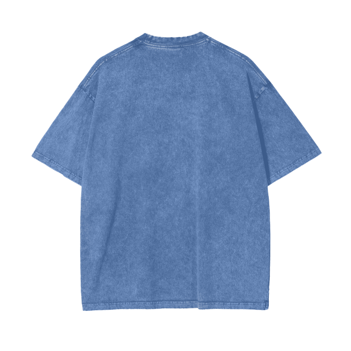 Aonaran Graphic Acid Wash Oversize T-Shirt