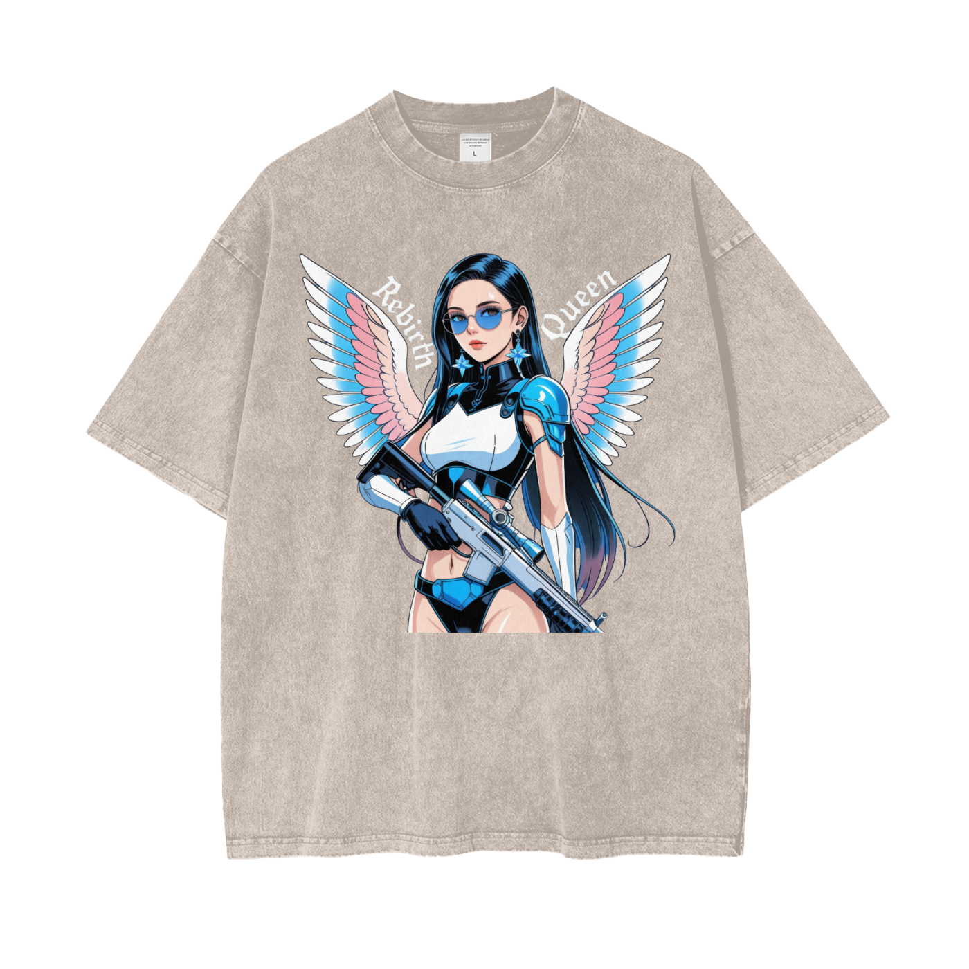 Livy J Oversize Snow Washed T-Shirt