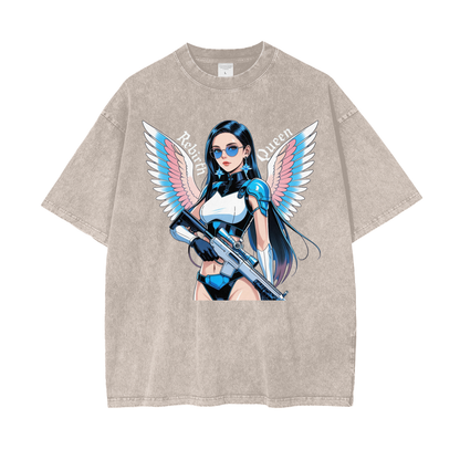 Livy J Oversize Snow Washed T-Shirt