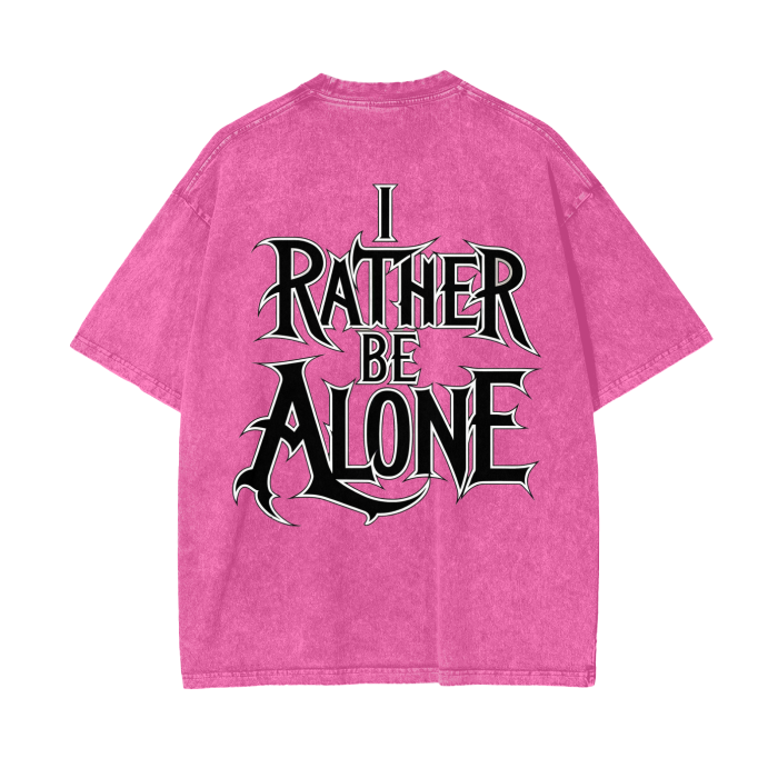 Aonaran Graphic Acid Wash Oversize T-Shirt