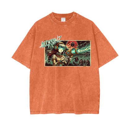 Allysinz Oversize Snow Washed T-Shirt