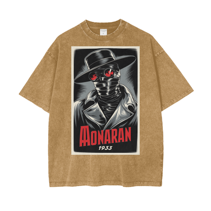 Aonaran Graphic Acid Wash Oversize T-Shirt