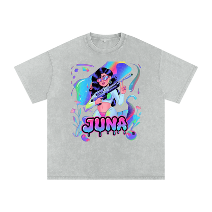 Juna Acid Wash Oversize T-Shirt