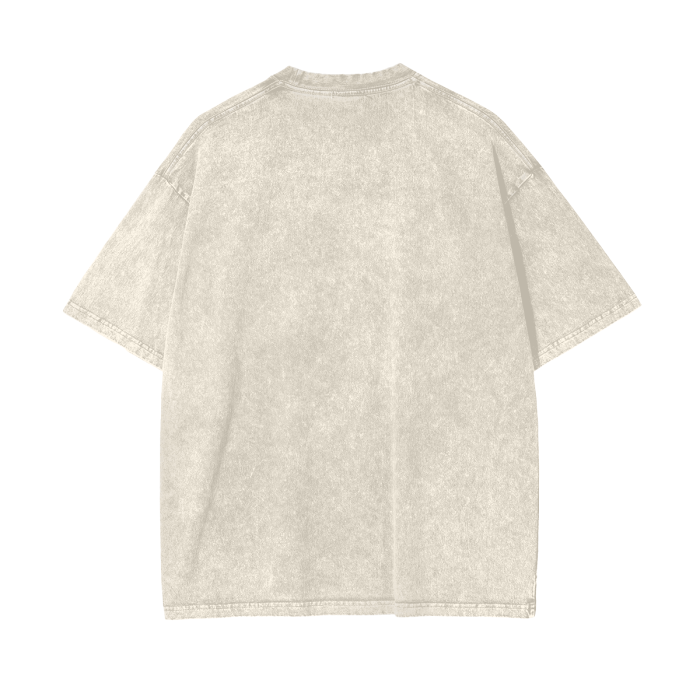 Aonaran Graphic Acid Wash Oversize T-Shirt
