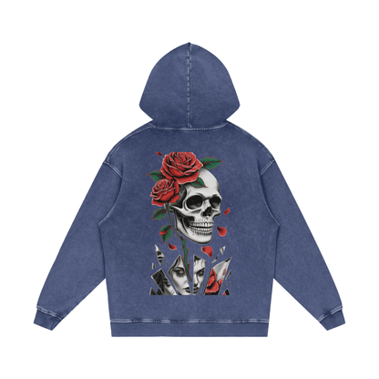 GhostGirlXoxx Acid Wash Oversize Hoodie