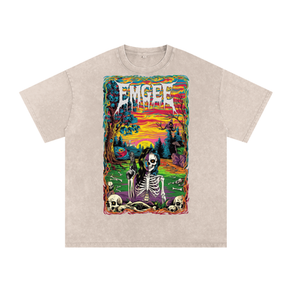 EMGEE Acid Wash Oversize T-Shirt