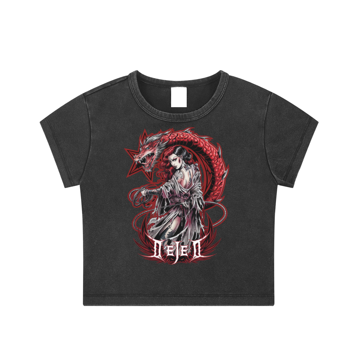 Dejen Season 2 Snow Washed Crop Top