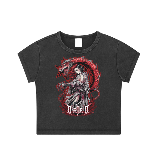 Dejen Season 2 Snow Washed Crop Top