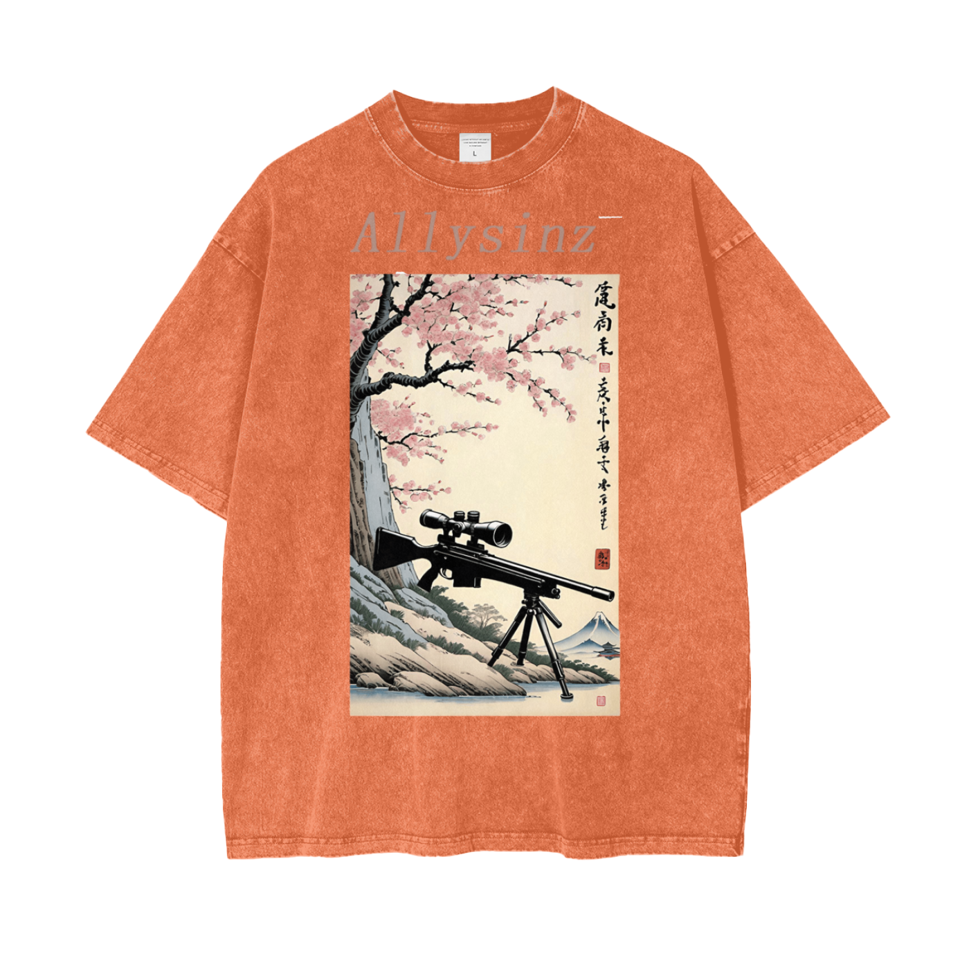 Allysinz Oversize Snow Washed T-Shirt