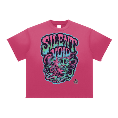 Aonaran 1 OFF Sun Fade Raw Edge T-Shirt