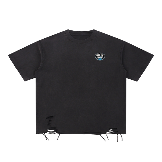 BreeLuxe Season 2 Snow Washed Raw-Hem T-Shirt