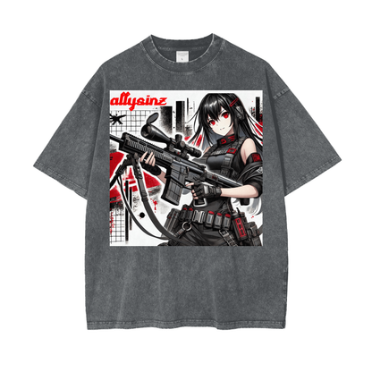 Allysinz Oversize Snow Washed T-Shirt