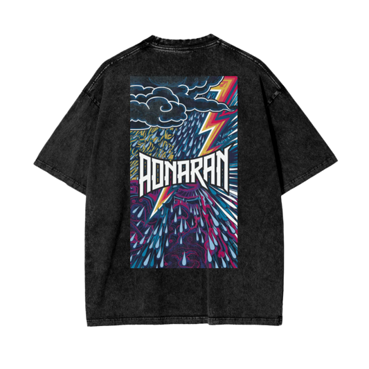 Aonaran Reversed Oversize Snow Washed T-Shirt