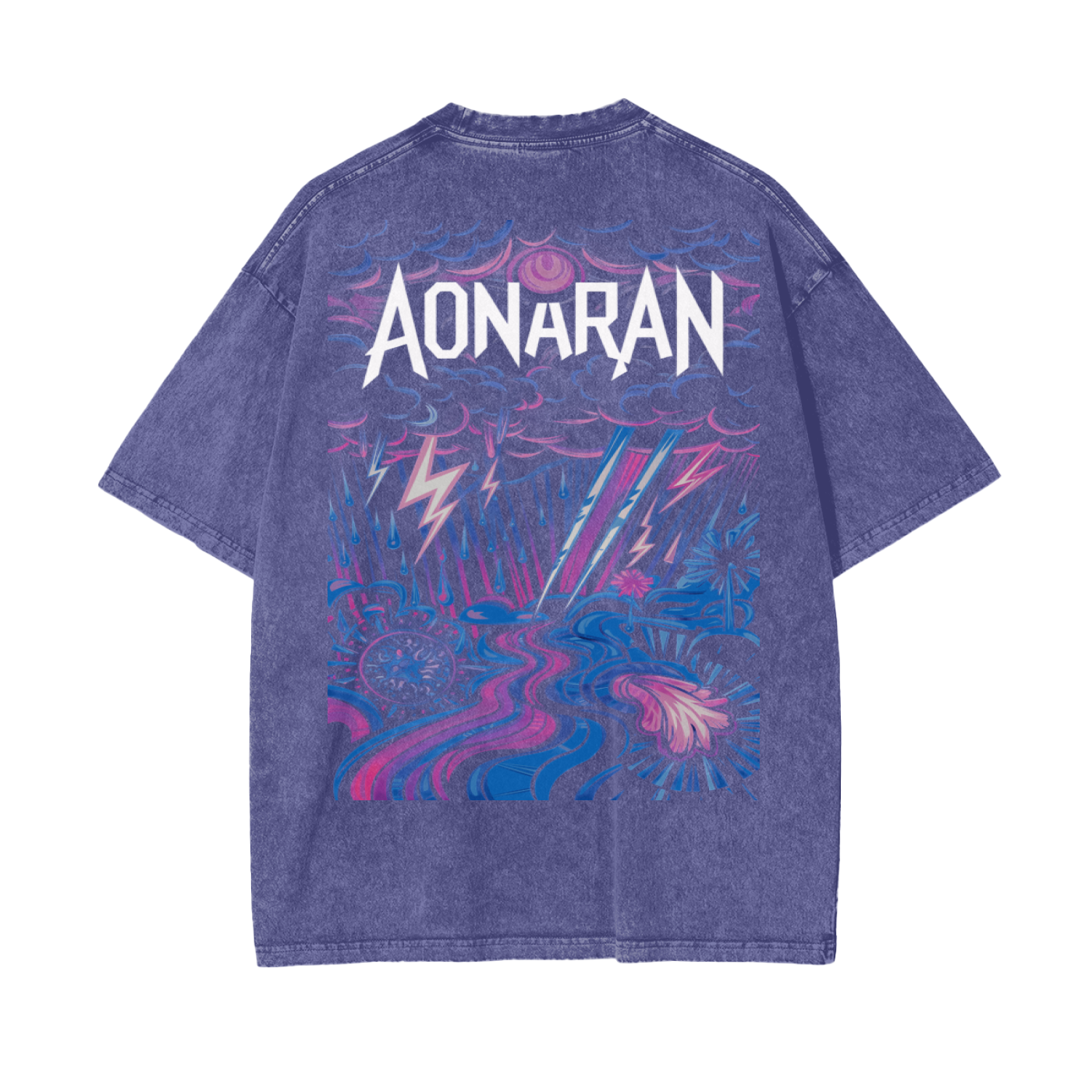 Aonaran Reversed Oversize Snow Washed T-Shirt