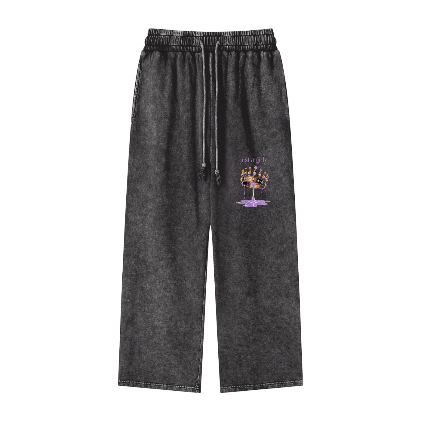 Khaleesi Acid Wash Straight Leg Pants