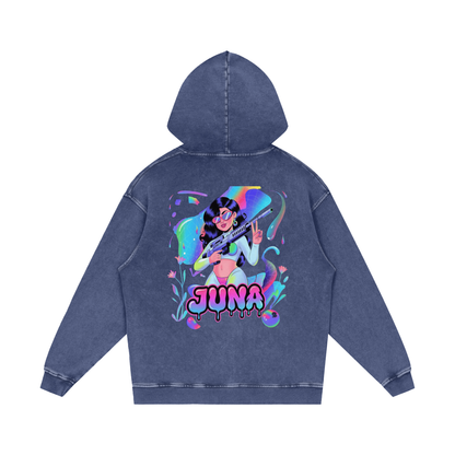 Juna Acid Wash Oversize Hoodie