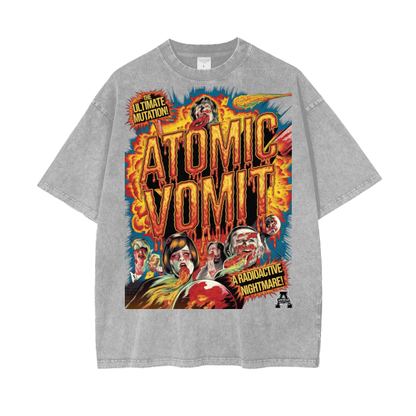 Aonaran Graphic Acid Wash Oversize T-Shirt