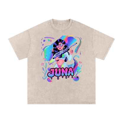 Juna Acid Wash Oversize T-Shirt