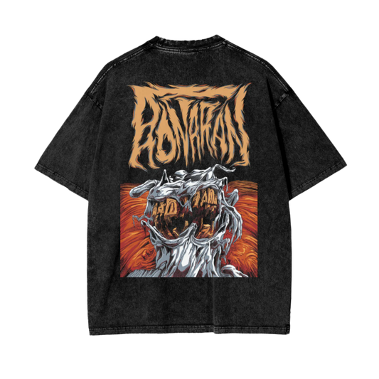 Aonaran Reversed Oversize Snow Washed T-Shirt