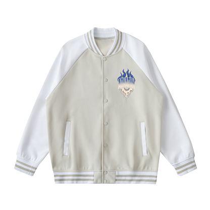 Aonaran Varsity Two Tone Raglan Sleeve Varsity Jacket