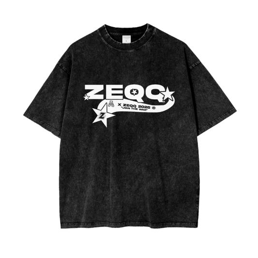 Join The War by Zeqq Oversize Snow Washed T-Shirt