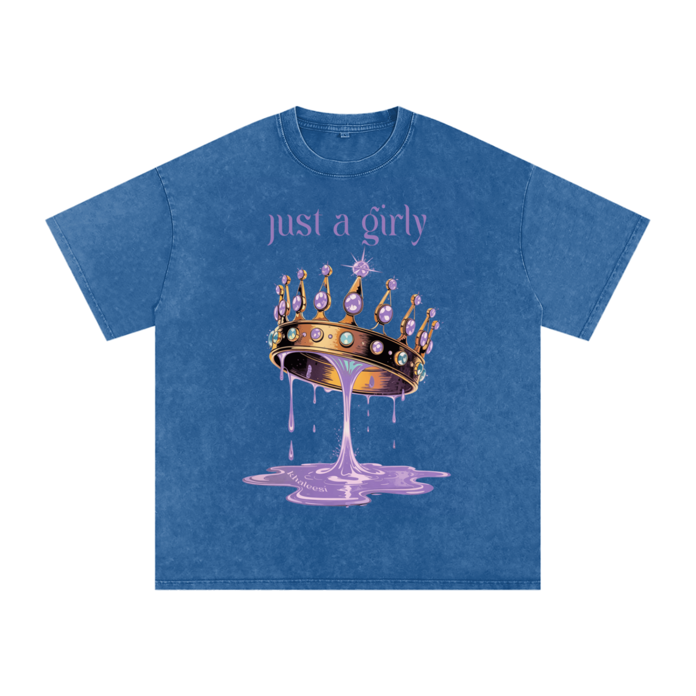 Khaleesi Acid Wash Oversize T-Shirt