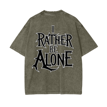 Aonaran Graphic Acid Wash Oversize T-Shirt