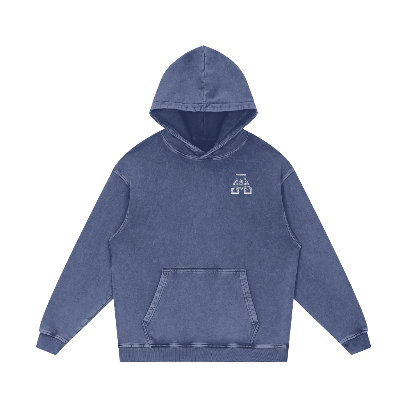 Cold World Acid Wash Oversize Hoodie