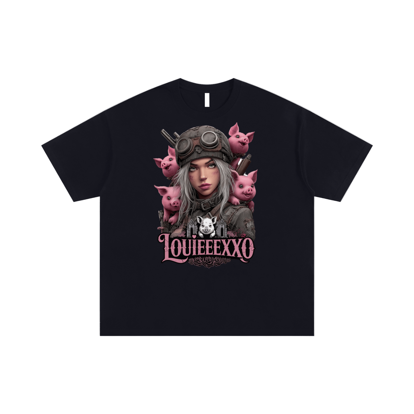 Louieeexxo Unisex Oversized Cotton T-Shirt