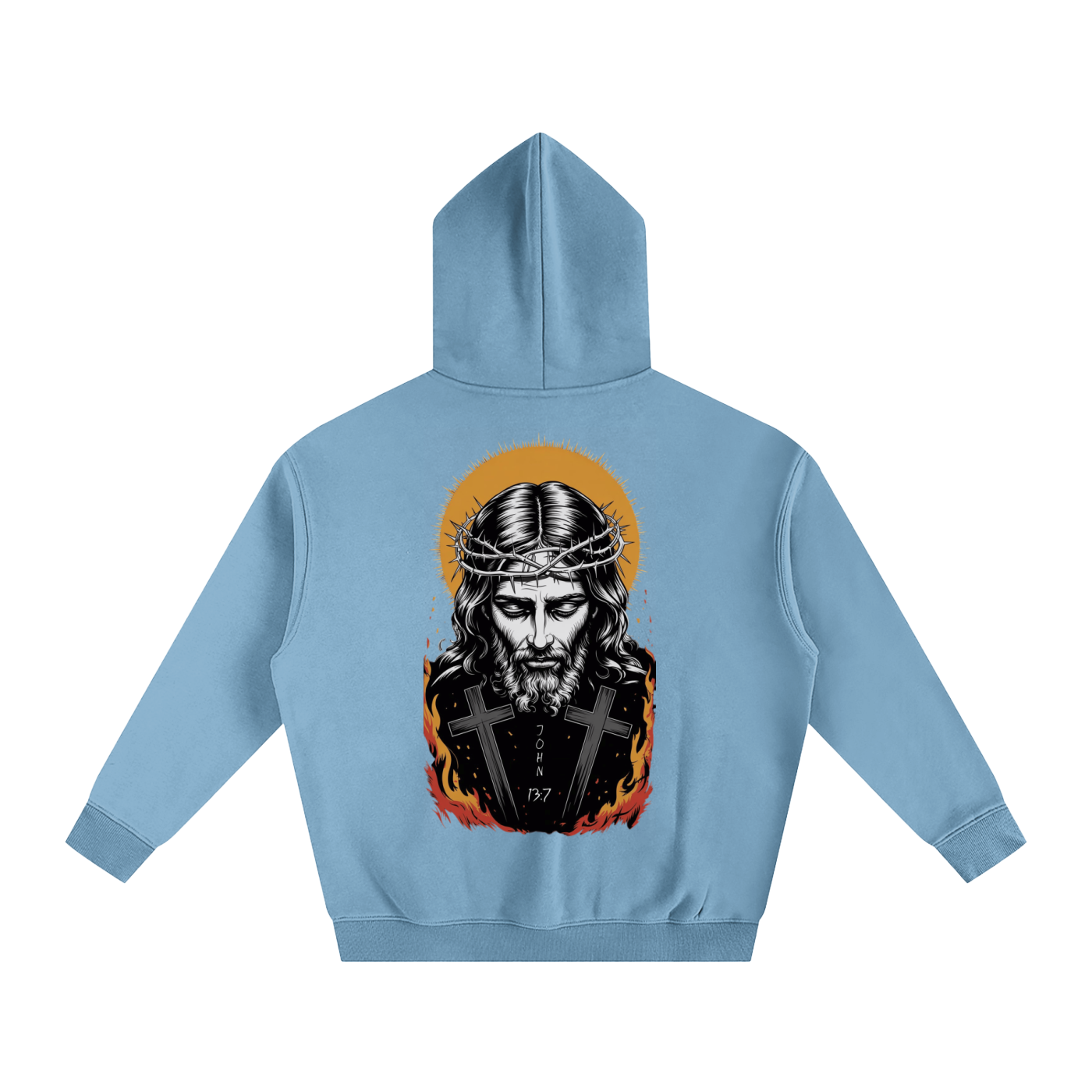 Jesus is King Oversize Fleeced Hoodie