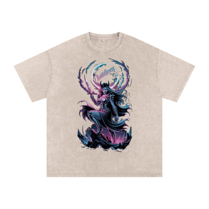 BaddieBreezy Acid Wash Oversize T-Shirt