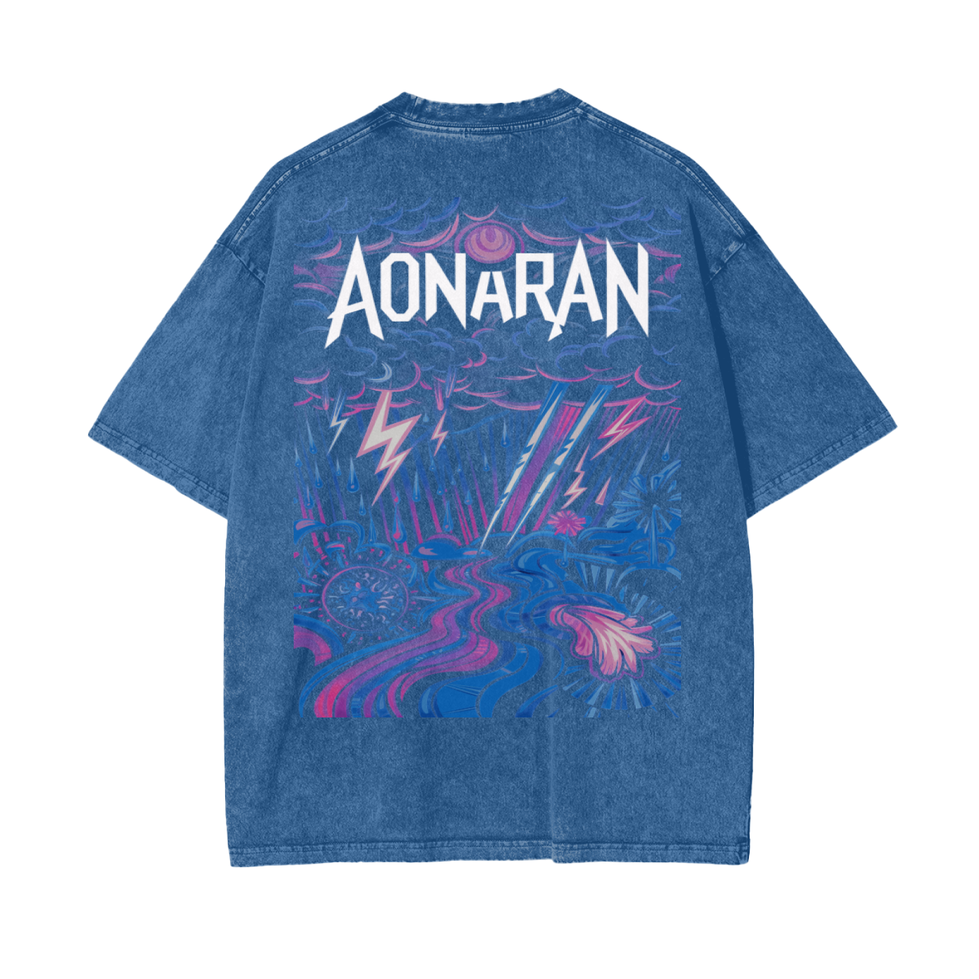 Aonaran Reversed Oversize Snow Washed T-Shirt