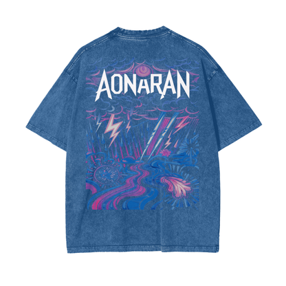 Aonaran Reversed Oversize Snow Washed T-Shirt