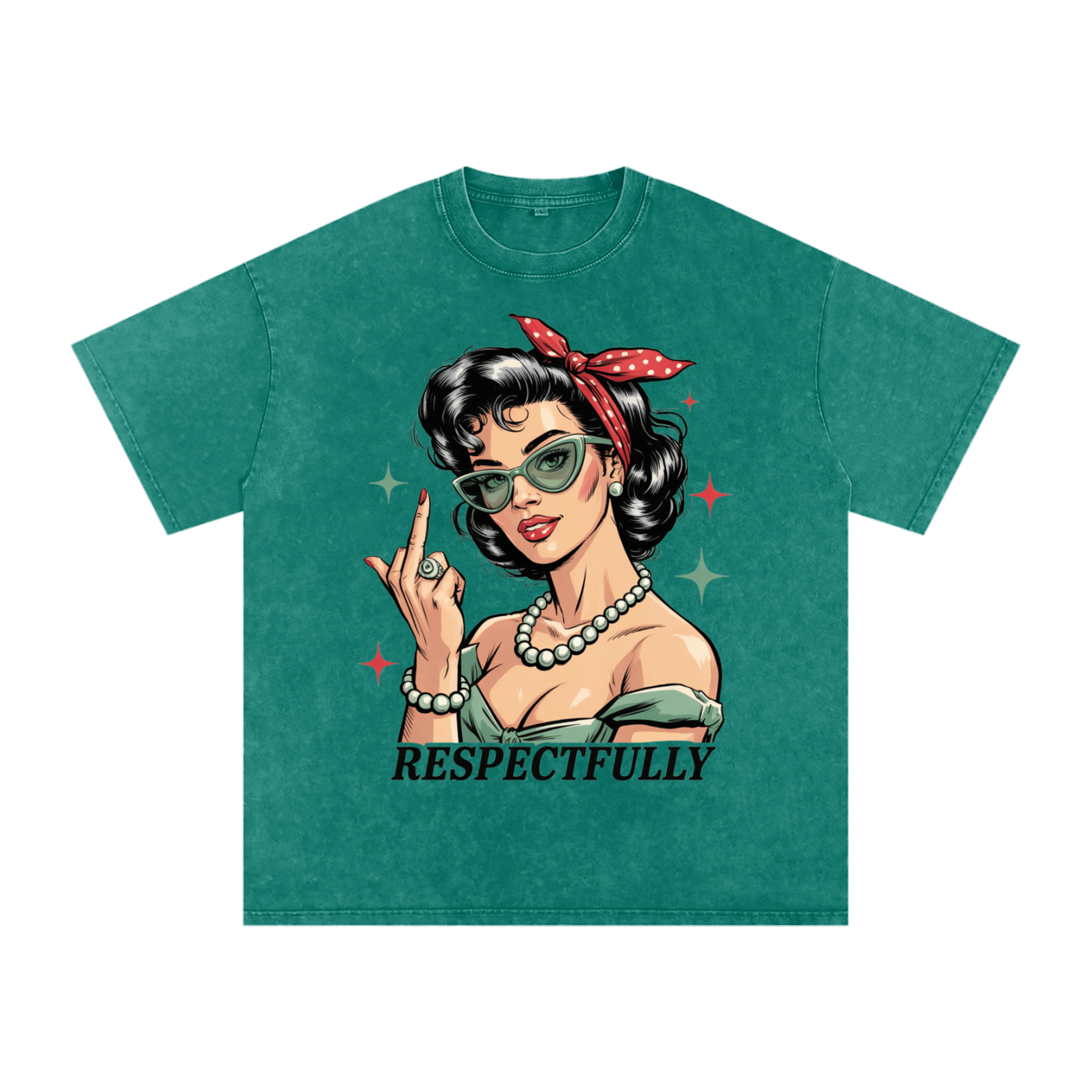 Aonaran 420 Acid Wash Oversize T-Shirt