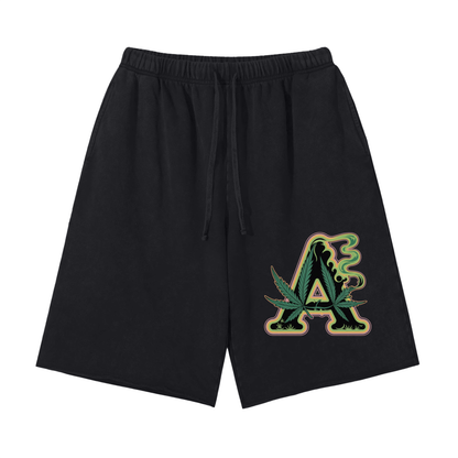 Aonaran 420 Scattered Edge Vintage Washed Shorts