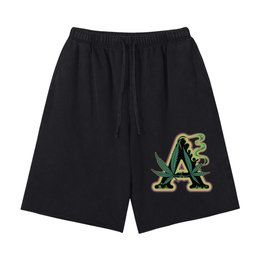 Aonaran 420 Scattered Edge Vintage Washed Shorts