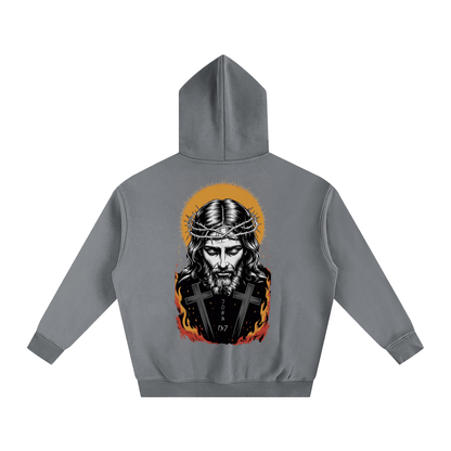 Jesus is King Oversize Fleeced Hoodie