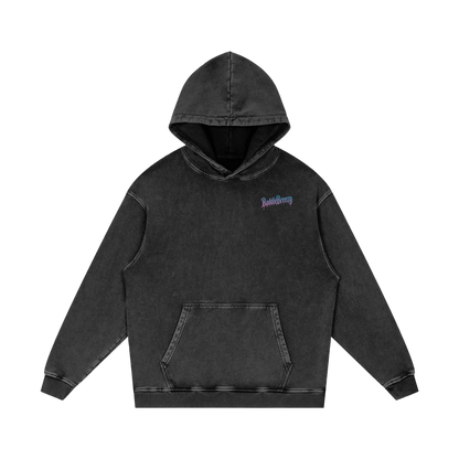 BaddieBreezy Acid Wash Oversize Hoodie