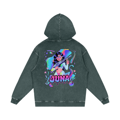 Juna Acid Wash Oversize Hoodie