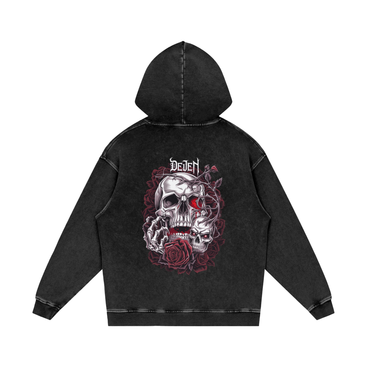 Dejen Season 2 Acid Wash Oversize Hoodie