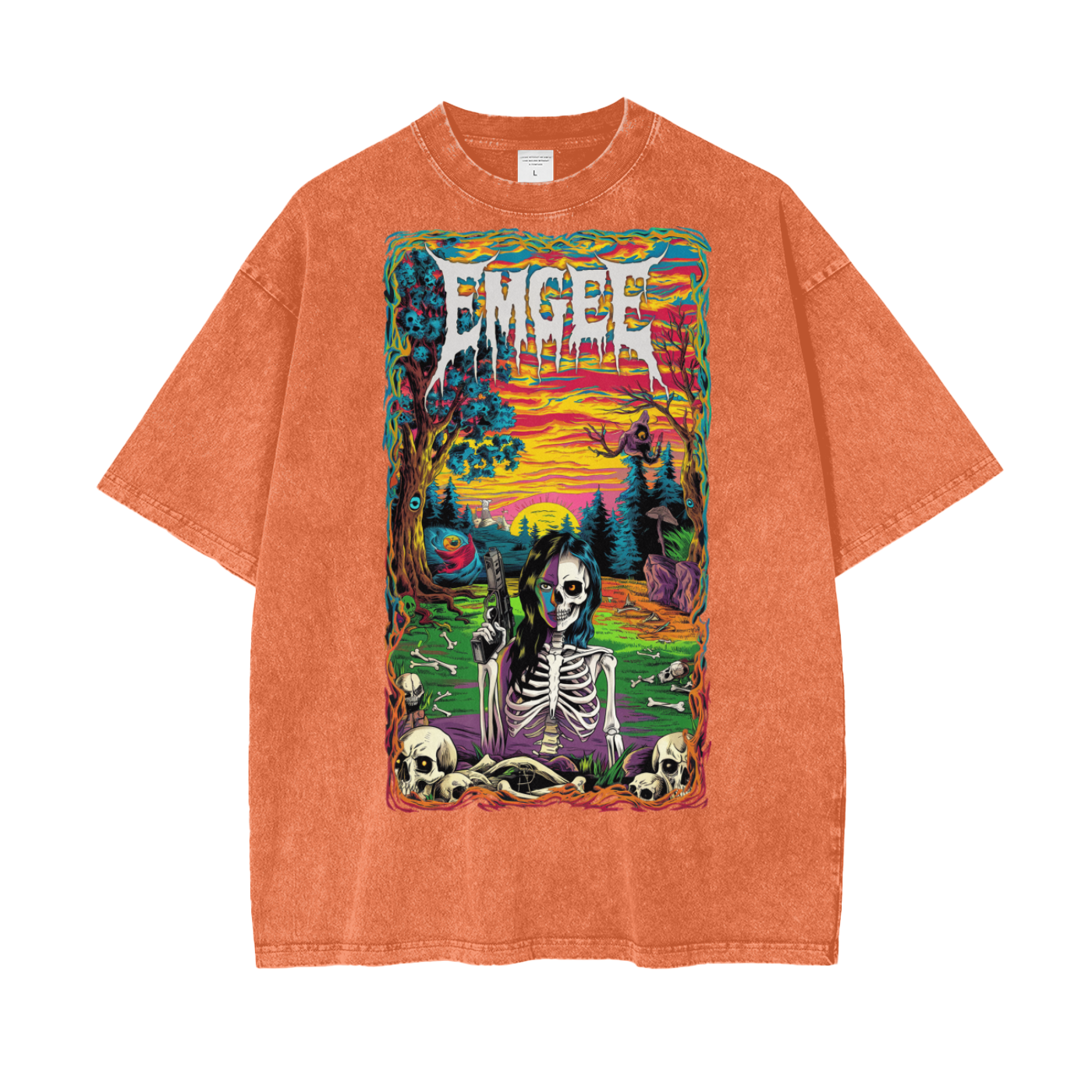 EMGEE Oversize Snow Washed T-Shirt