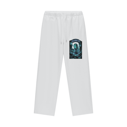 Disconnected Fleece Lined Straight Leg Pants