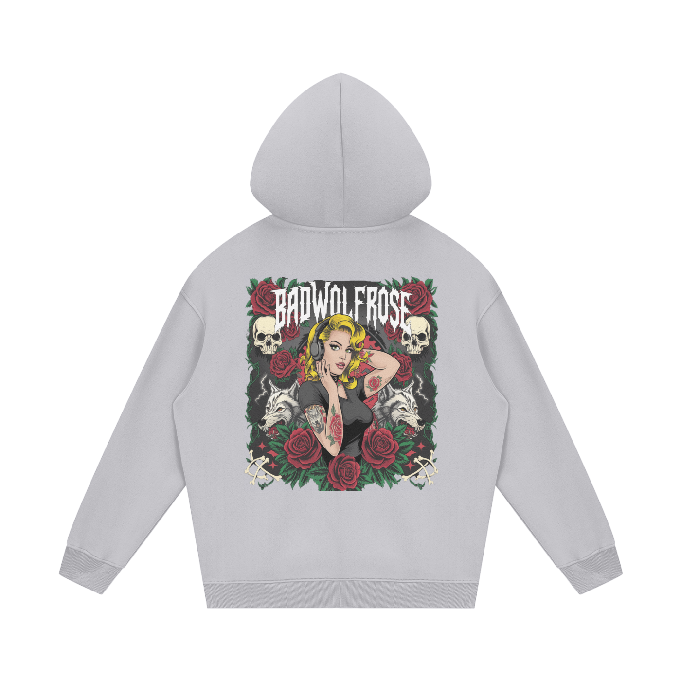 BadWolfRose Fleece Hoodie