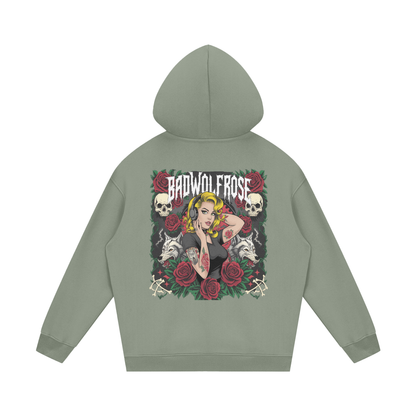 BadWolfRose Fleece Hoodie