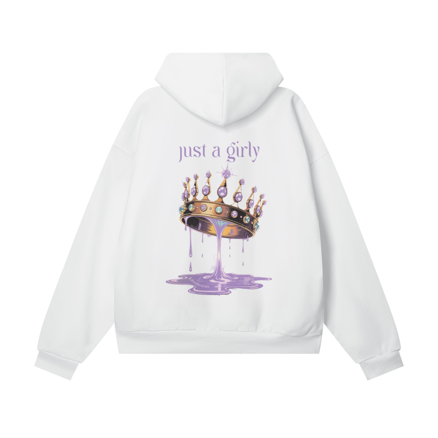 Khaleesi Oversize Heavyweight Hidden Pocket Fleece Hoodie