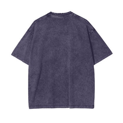 Aonaran Graphic Acid Wash Oversize T-Shirt