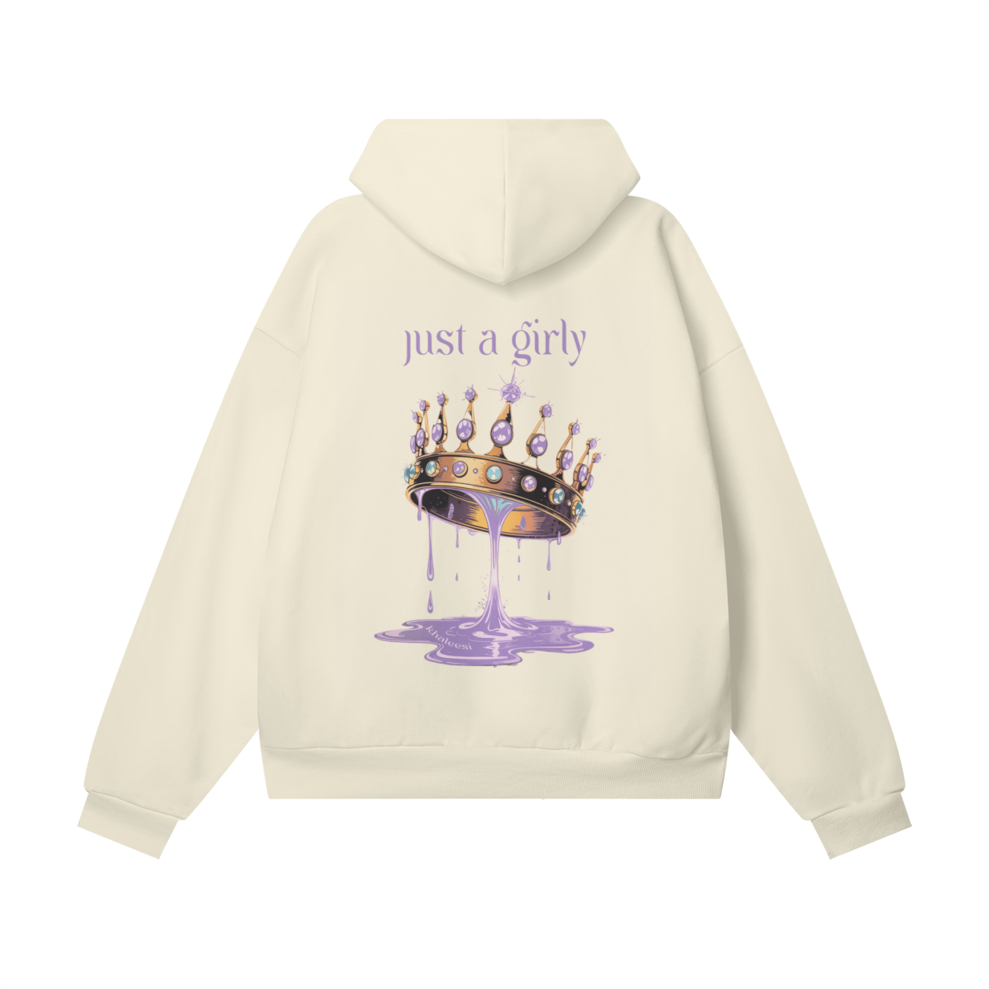 Khaleesi Oversize Heavyweight Hidden Pocket Fleece Hoodie