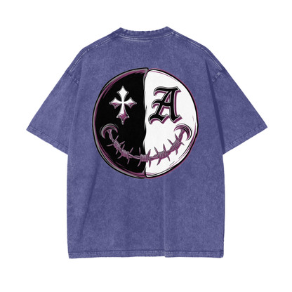 Aonaran Asylum Oversize Snow Washed T-Shirt