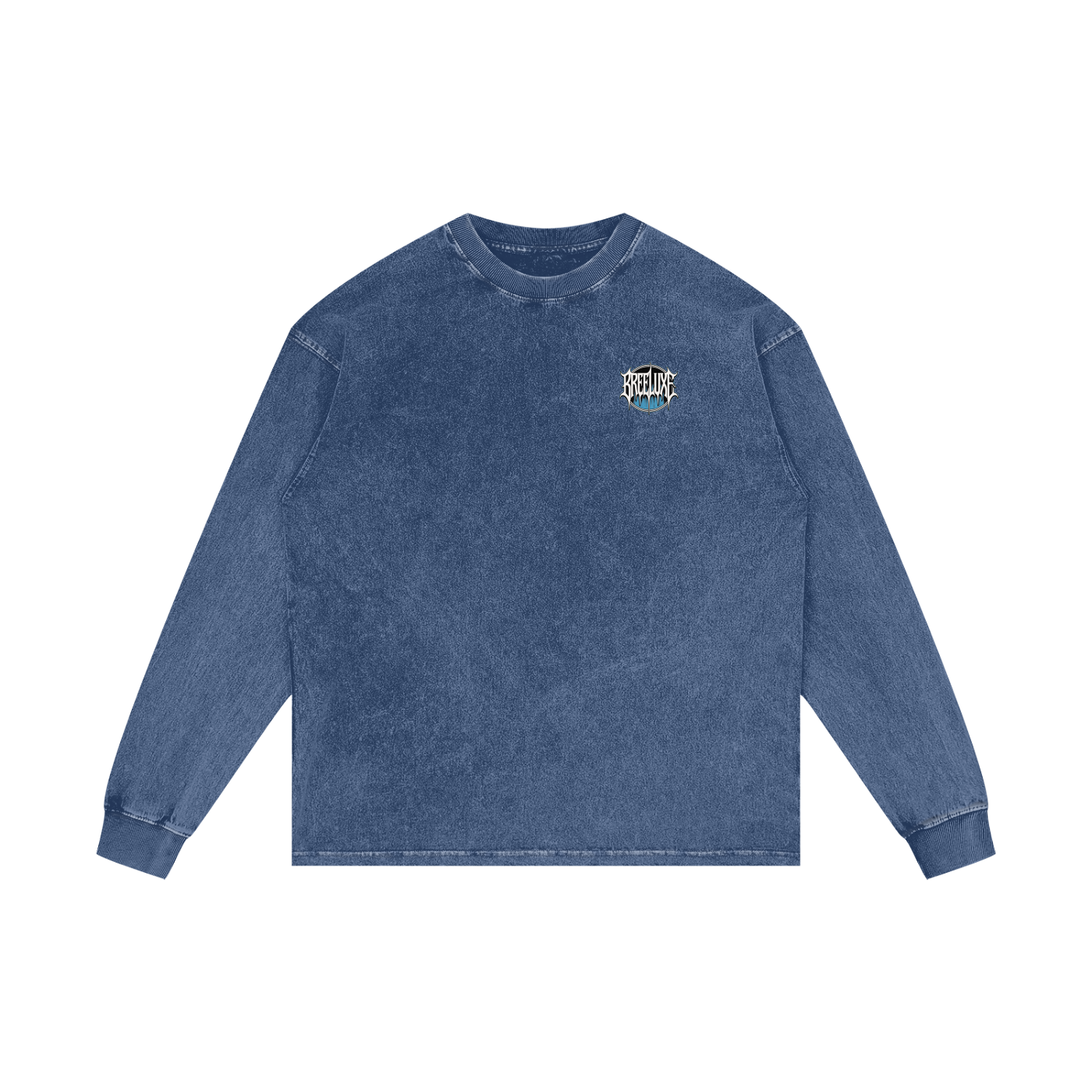 BreeLuxe Season 2 Acid Wash Oversize Long Sleeve T-Shirt