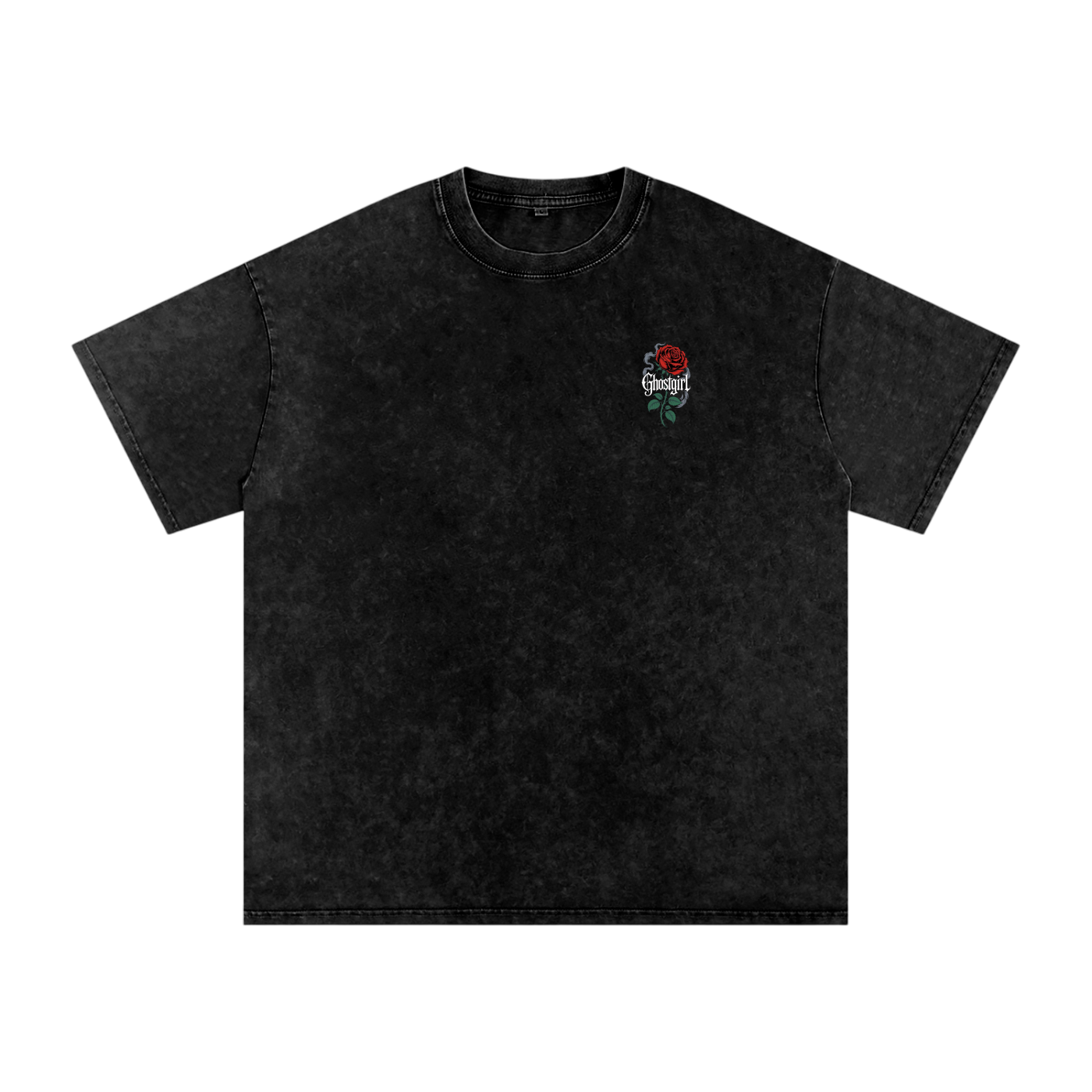 GhostGirlXoxx Acid Wash Oversize T-Shirt